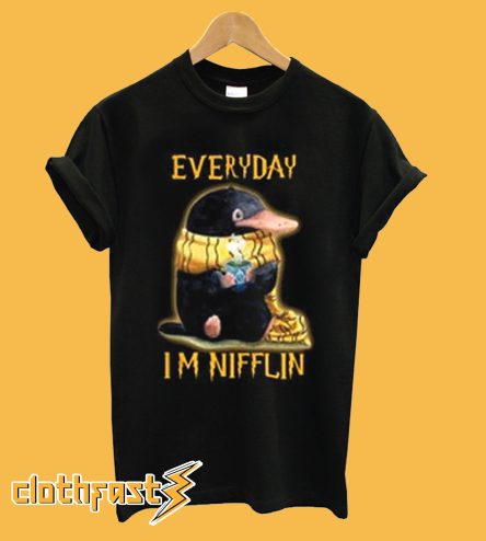 Fantastic Beasts Niffler Everyday I’m Nifflin T-shirt