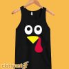 Happy Thanksgiving Turkey Face Tanktop