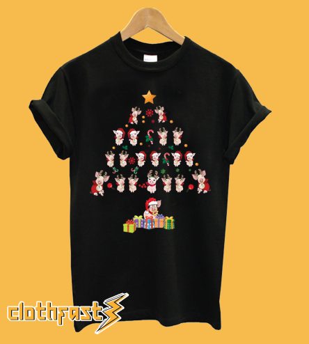 Pigs Christmas Tree T-Shirt