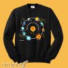 Planets Solar System And Star Sweatshirt