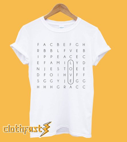 Love Word Search T-Shirt