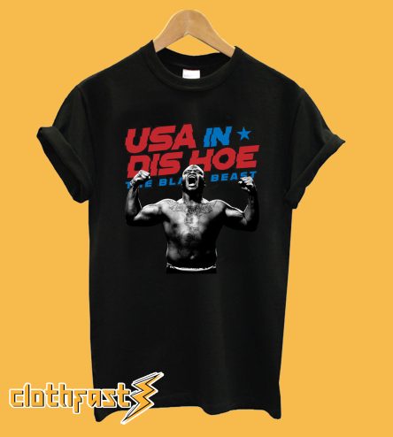 Derrick The Black Beast Lewis USA In Dis Hoe T Shirt