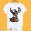 Disney Characters inside Stitch T-Shirt