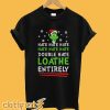 How The Grinch Stole Christmas Hate T-Shirt