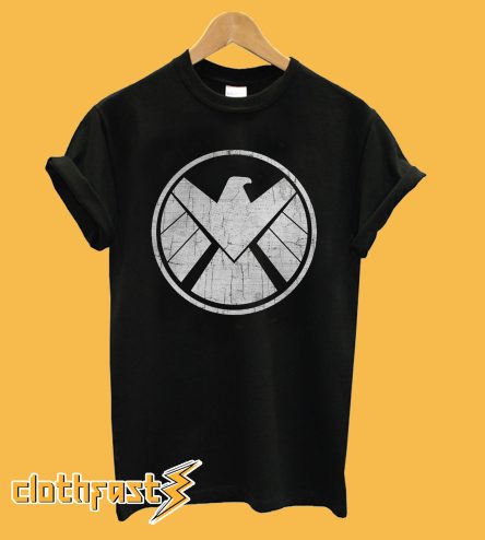 Marvel Agents of S.H.I.E.L.D. Grungy Logo Vintage T shirt