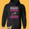 Never Underestimate The Power Of A Woman Who Can Breathe Underwater Hoodie