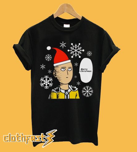 One Punch Man Merry Christmas Ok T-Shirt