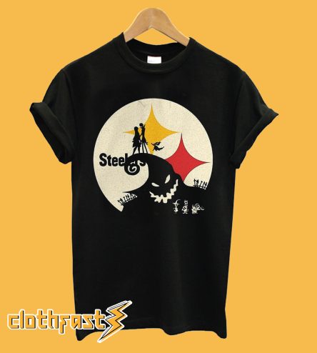 Original Jack Skellington And Sally Pittsburgh Steelers T-Shirt