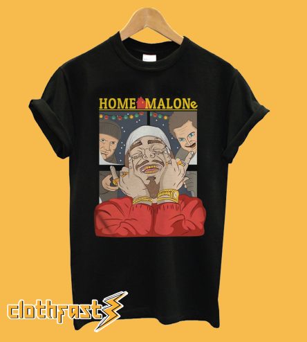 Post Malone Christmas Home Malone T-shirt