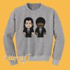 Pulp Fiction Vincent Vega Jules Winnfield Cartoon Sweatshirt