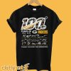 100 Years Of Green Bay Packers 1919 2019 Thank You For The Memories T-shirt