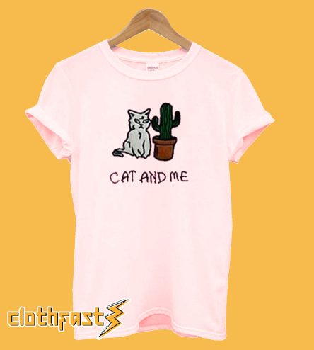 Cat And Me Cactus T Shirt