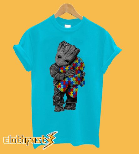 Groot Hug Autism Teddy Bear T shirt