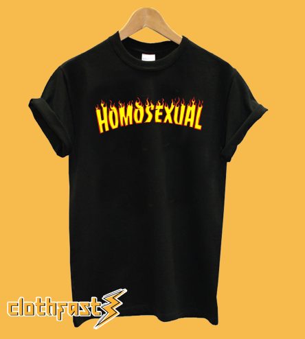 Homosexual Thrasher Flame T Shirt