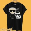 Karl Lagerfeld And Cat T shirt