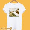 Michelangelo Sistine Chapel Hands T shirt