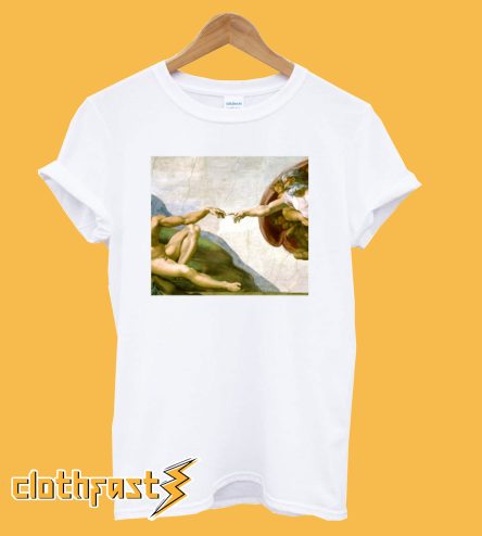 Michelangelo Sistine Chapel Hands T shirt