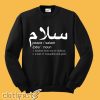 Peace Definition Crewneck Sweatshirt