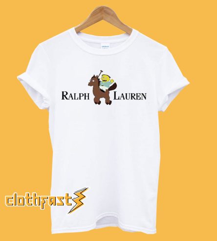 Ralph Wiggum Lauren White T shirt