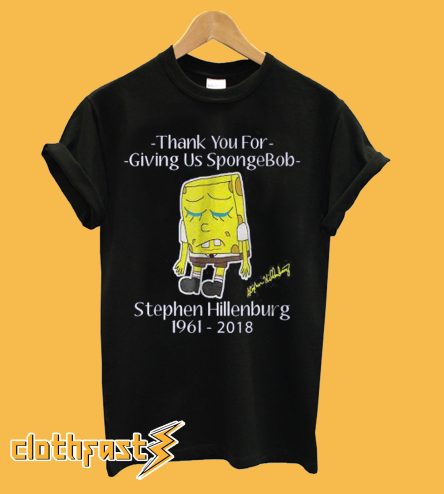 Stephen Hillenburg 1961 - 2018 RIP The Father Of Spongebob T Shirt