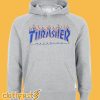 Thrasher Magazine Patriot Flame Ash Heather Hoodie