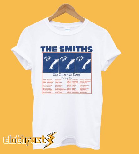 the smiths the queen is dead us tour '86 t shirt