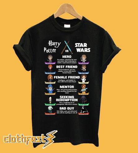 Harry Potter And Star Wars T-Shirt