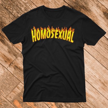 Homosexual Thrasher Flame T shirt