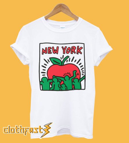 Keith Haring Big Apple T shirt