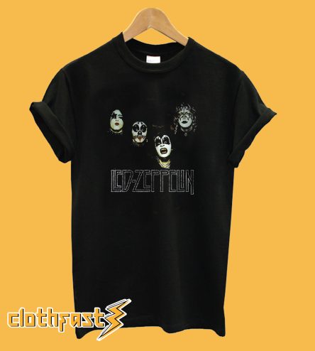 Led Zeppelin x KISS Combo Metal T-Shirt