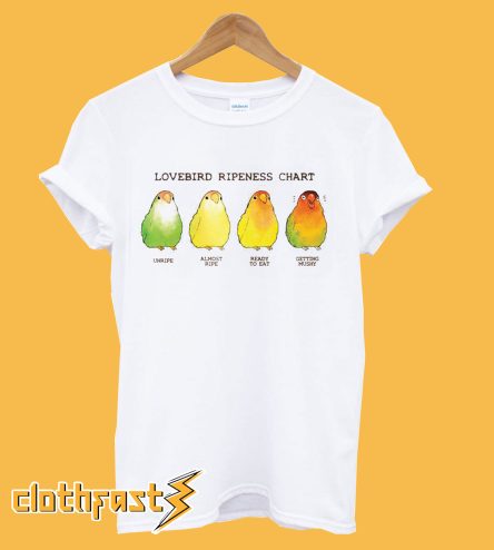 Lovebird Ripeness Chart T Shirt