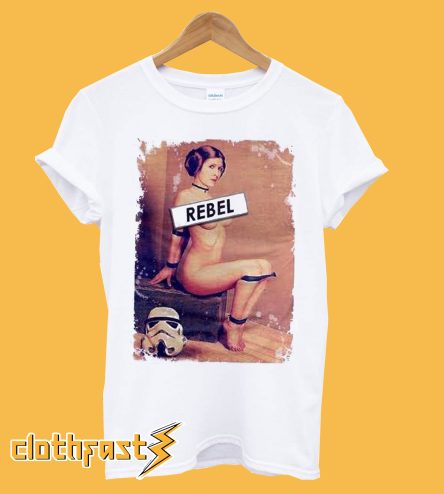 Princess Leia in bondage REBEL Star Wars T shirt