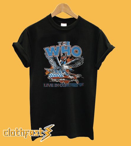 The Who 1982 Farewell Concert Tour T-Shirt