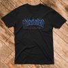 Thrasher Blue flame black T shirt