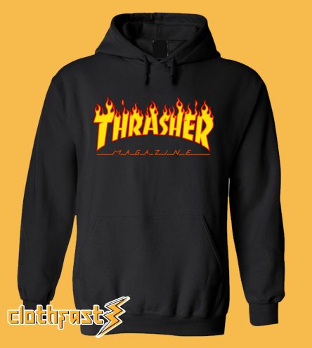 Thrasher Fire Yellow Hoodie