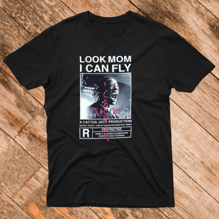 Travis Scott Look Mom I Can Fly Merch Tee