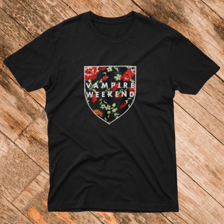 Vampire Weekend Shield Roses T shirt