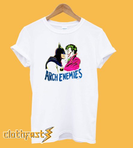 80s Batman The Joker Arch Enemies DC Comics T shirt