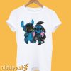 Baby Toothless and baby Stitch T shirt