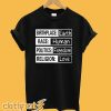 Birthplace Earth Race Human Politics Freedom Religion Love T-Shirt