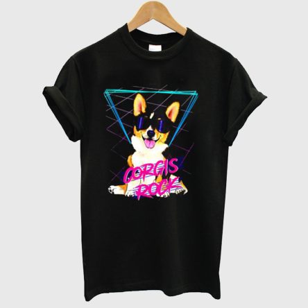 Corgis Rock T shirt