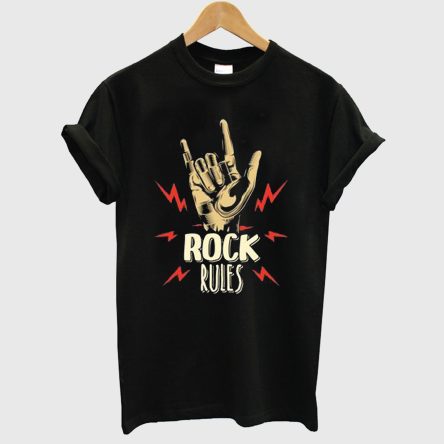 Custom Rock Rules T-shirt