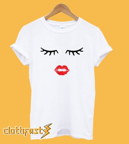 Fashion Eyelashes Tshirt