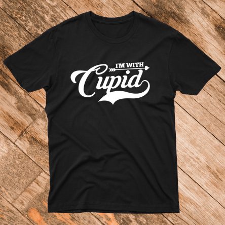 I'm With Cupid Cute Valentines Day T-Shirt