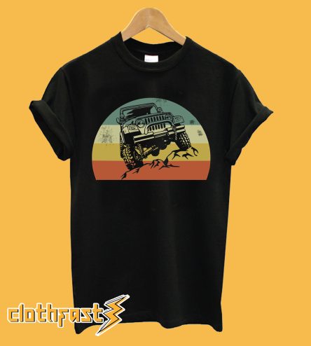 Jeeps Retro 70s Sunset T-Shirt