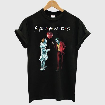 Pennywise with joker friends tv show T-shirt