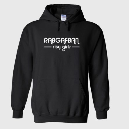 Rabgafban City Girls Black Hoodie