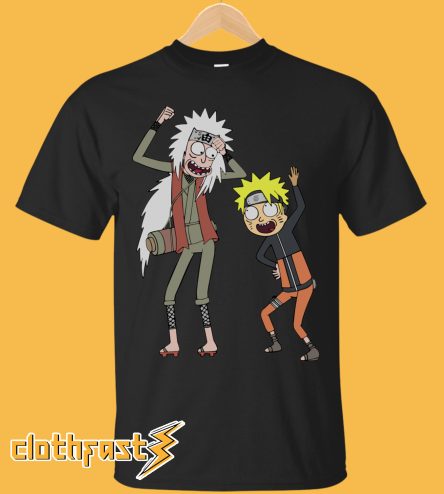 Rick and Morty Naruto T-Shirt