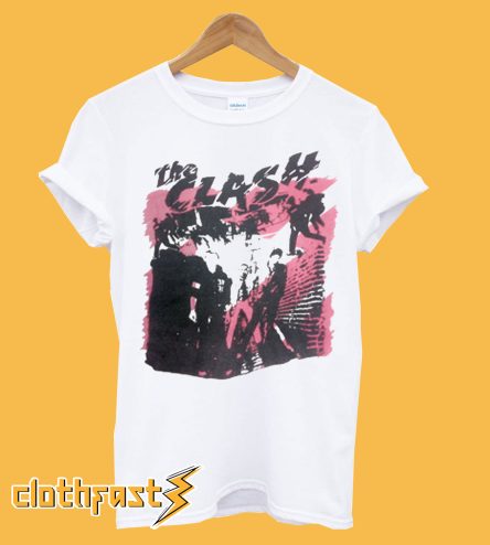 The Clash Retro Punk Rock T Shirt