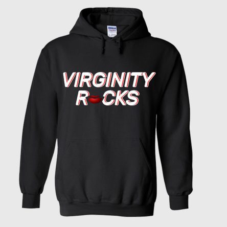 Virginity Rocks Lips Hoodie